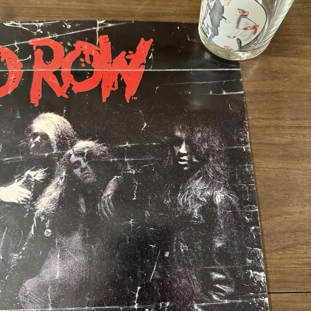 VINTAGE‎ MUSIC POSTER Skid Row Sebastian Bach 1989 Funky Posters Weissguy - Picture 3 of 6